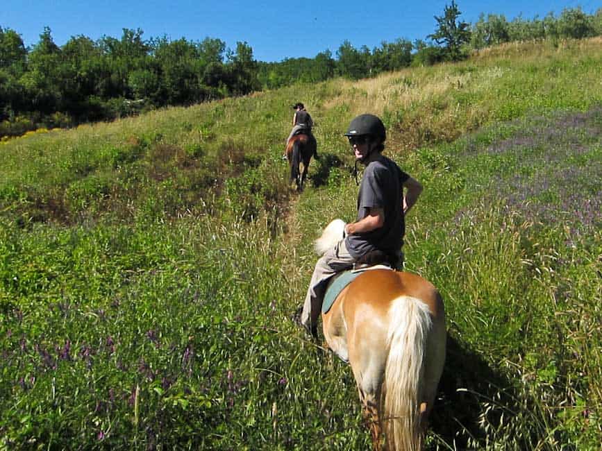 Horse riding Tuscany