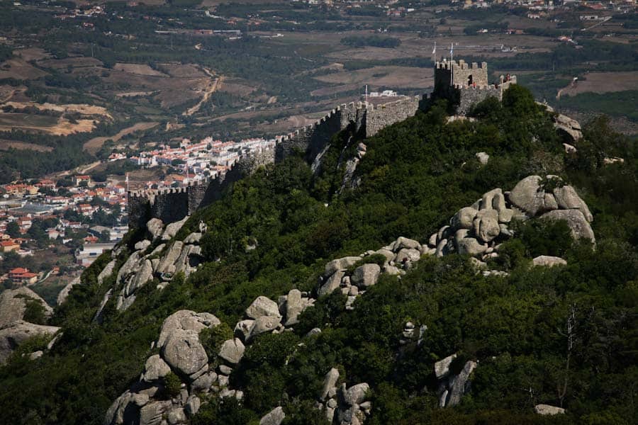 Moorish castle from Pena Palace