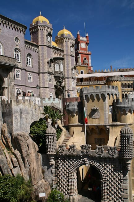 Pena palace with gate