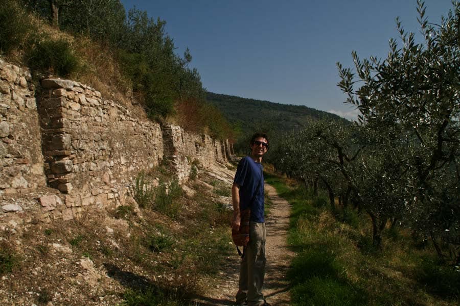 Roman Aqueduct path, Spello Roman Aqueduct path, Spello