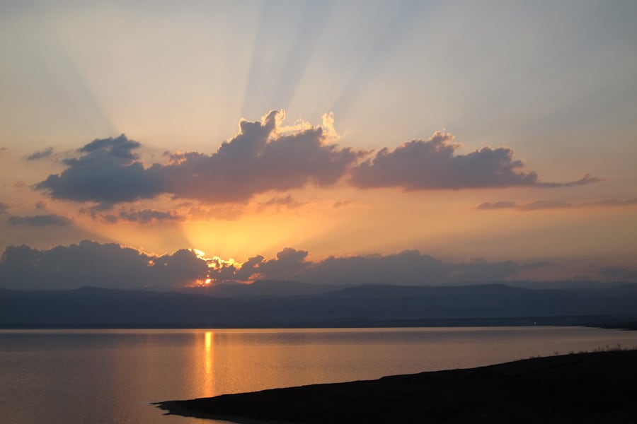 Sunset at the Dead Sea