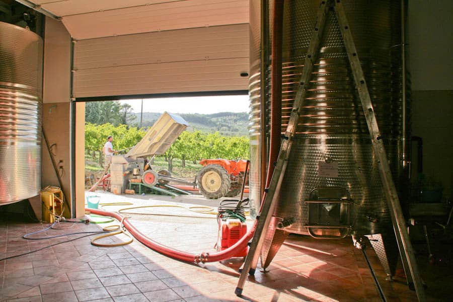 Fermentation tank at Dionigi