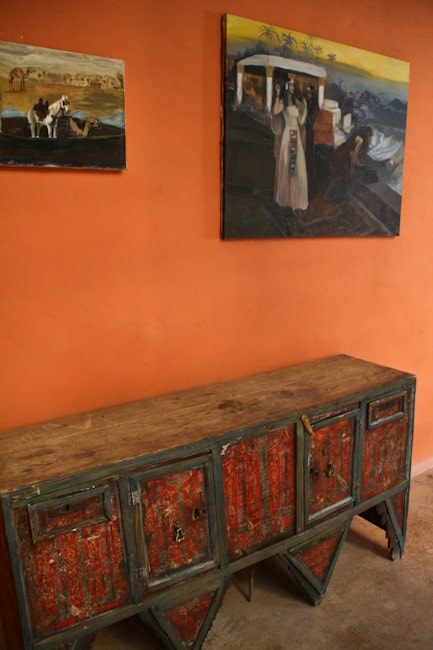 Artwork and Furniture at Feynan Ecolodge