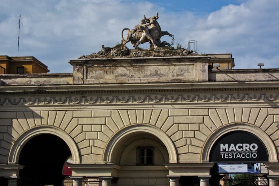 Old slaughterhouse, now MACRO al Mattatoio in Testaccio