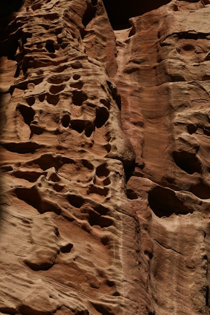 Rocks in the Siq, Petra