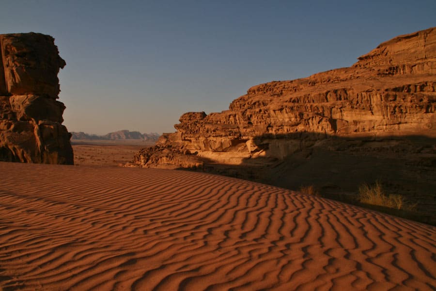 Wadi Rum sand dunes Wadi Rum sand dunes