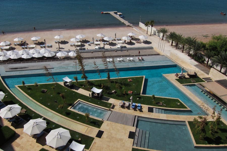 Kempinski Aqaba pool