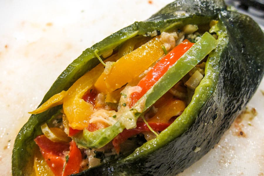 Our stuffed poblano pepper
