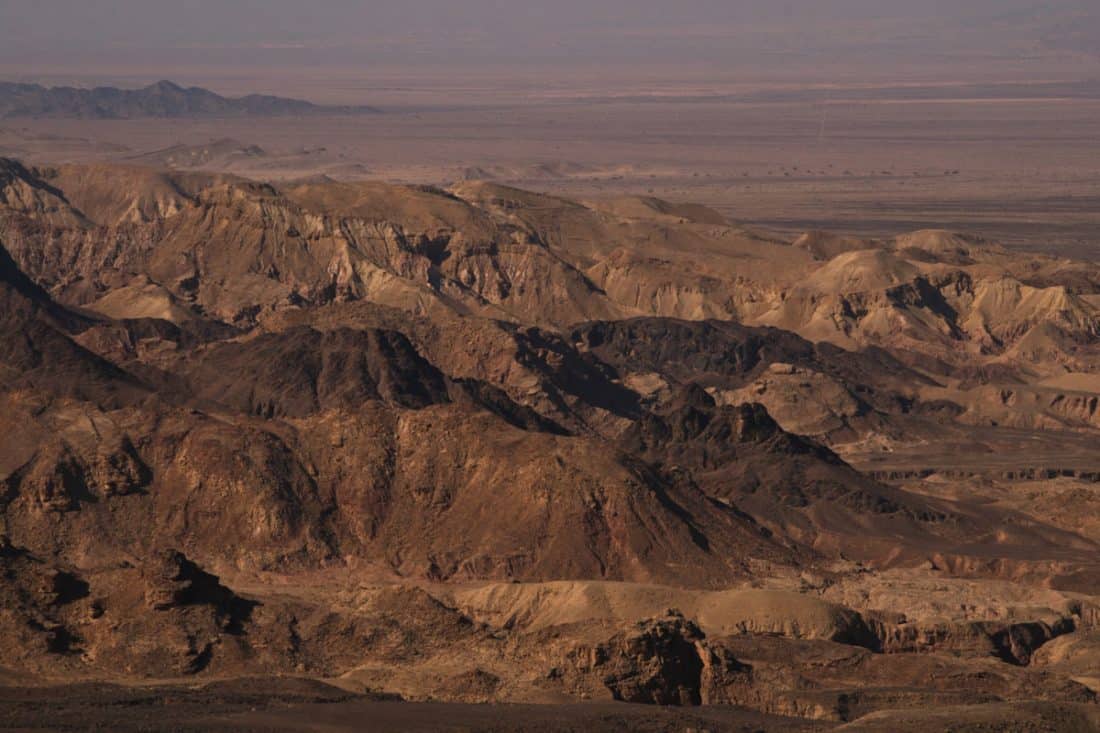 The drive from Feynan Eco Lodge to Petra