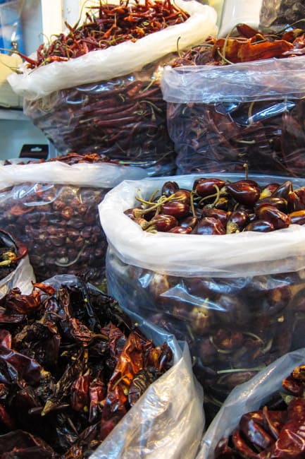 Dried chiles