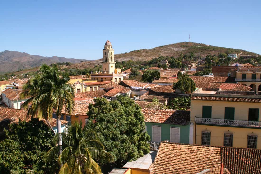 The view from Trinidad's Museo Historico Municipal