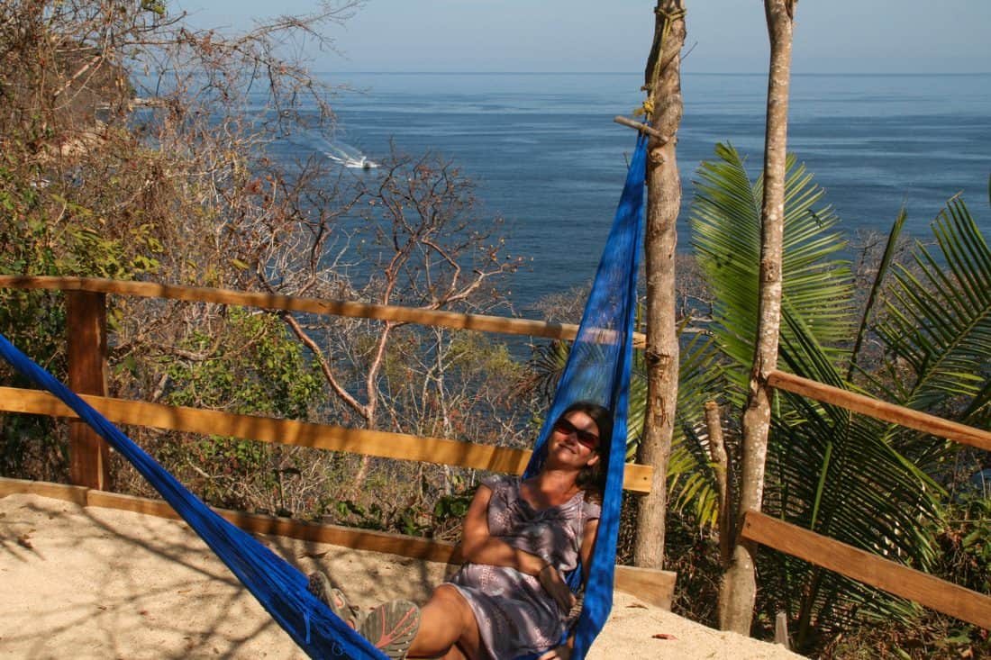 Erin at the Majahuitas mirador