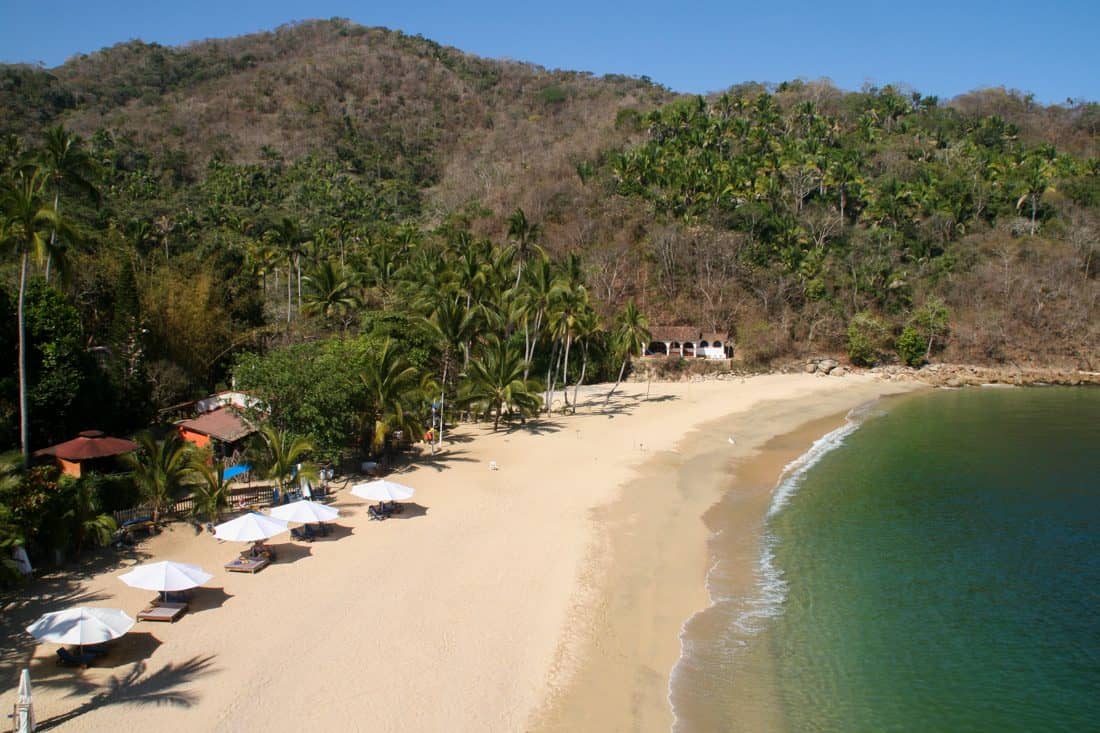 Majahuitas resort, view from Cliff House