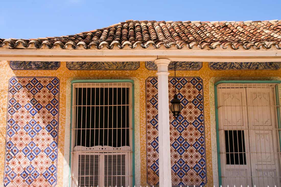 Trinidad, Cuba tiled house