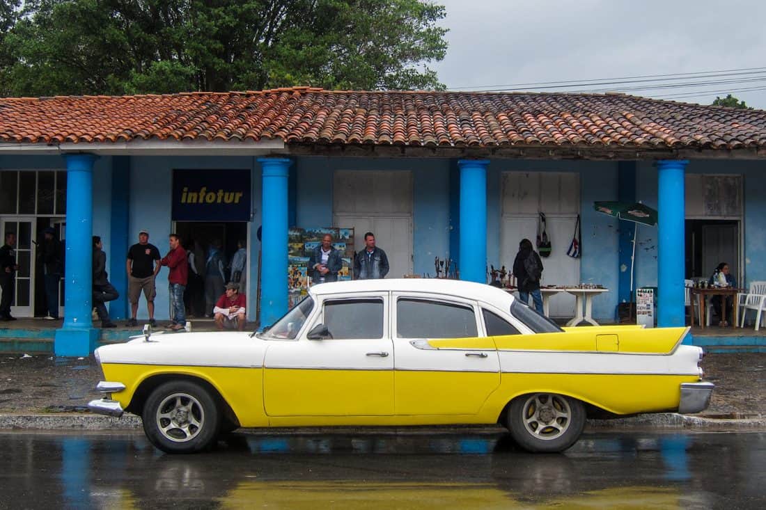 Classic car in Vinales, Cuba