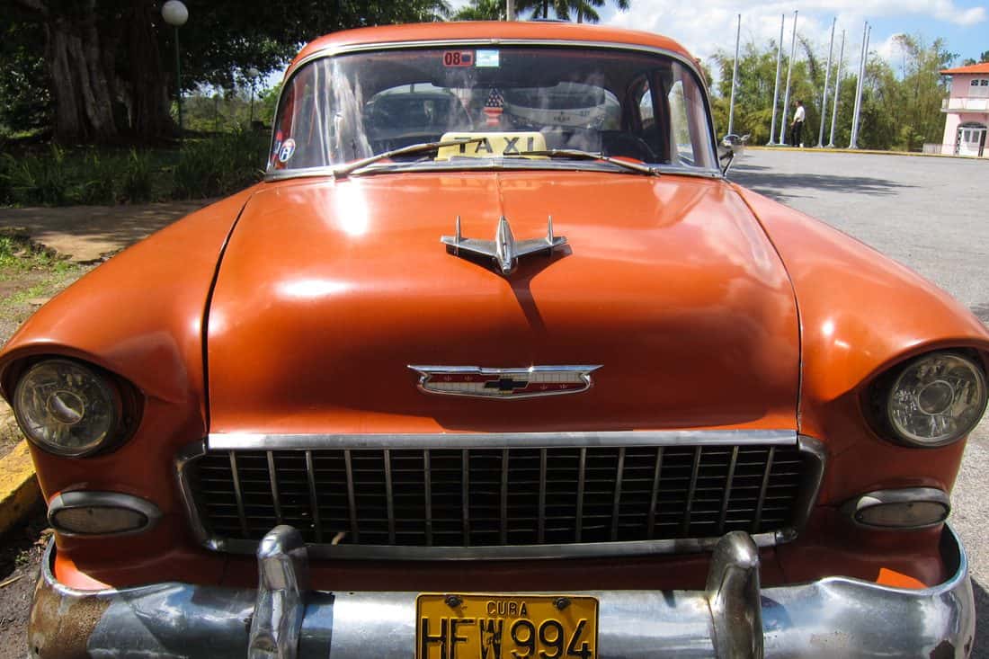 Classic car in Vinales, Cuba