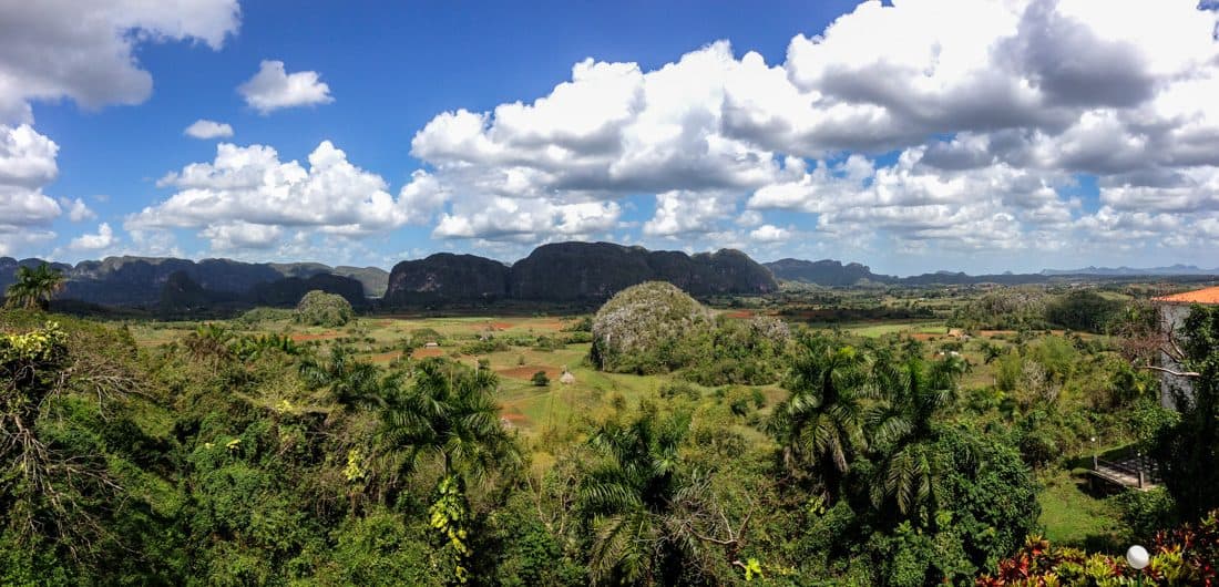 Vinales, Cuba panorama from Hotel Los Jazmines