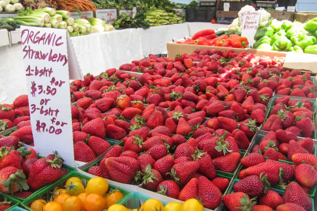 Strawberries at the Ferry Building