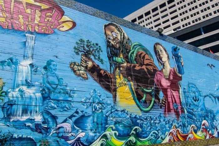 Water Writes Mural, Oakland, CA
