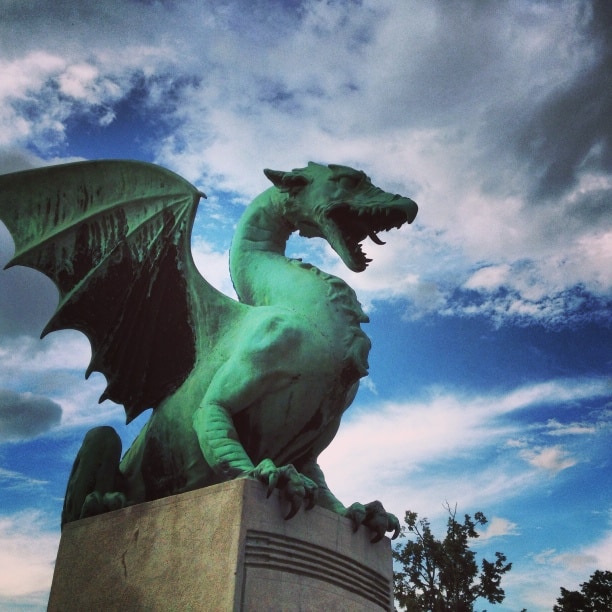 Ljubljana dragon bridge