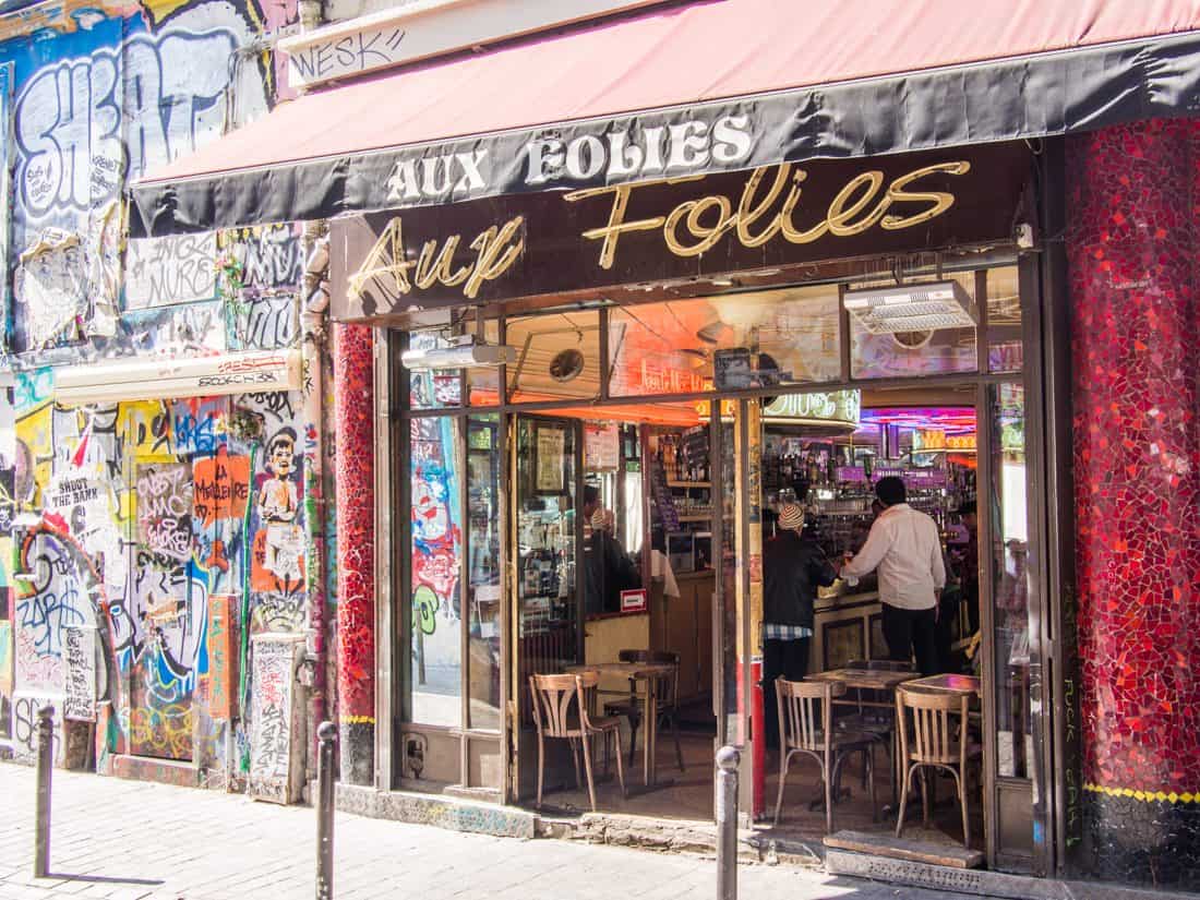 Café aux Folies, the iconic Belleville cafe