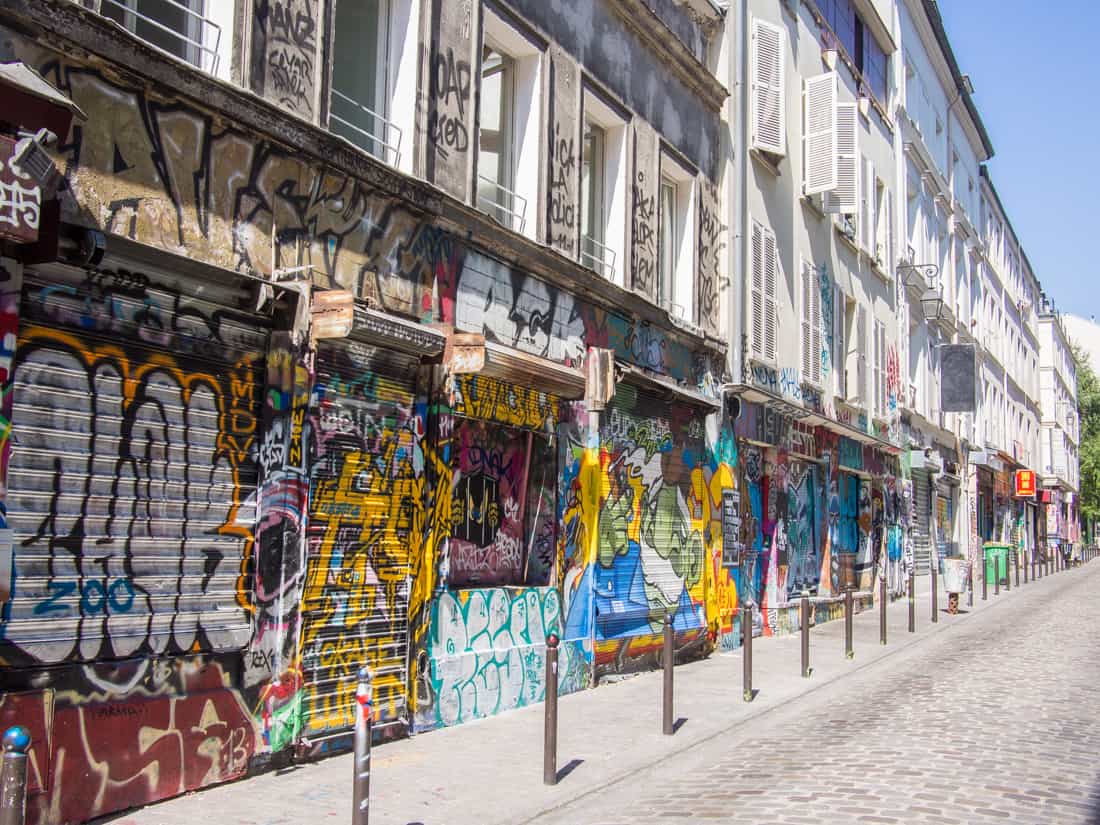 Rue Dénoyez, Belleville, Paris