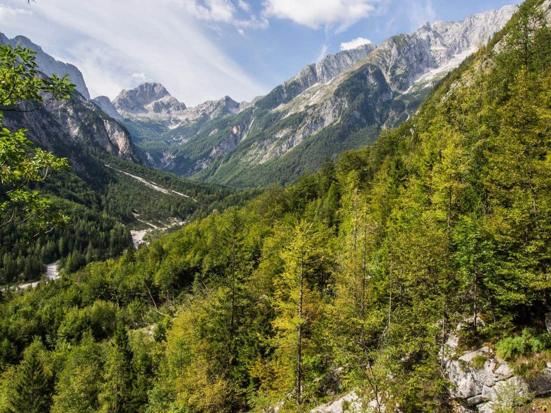 View from source Soca river