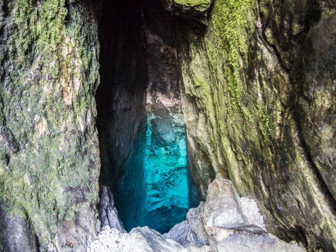 The source of the Soča river, Slovenia