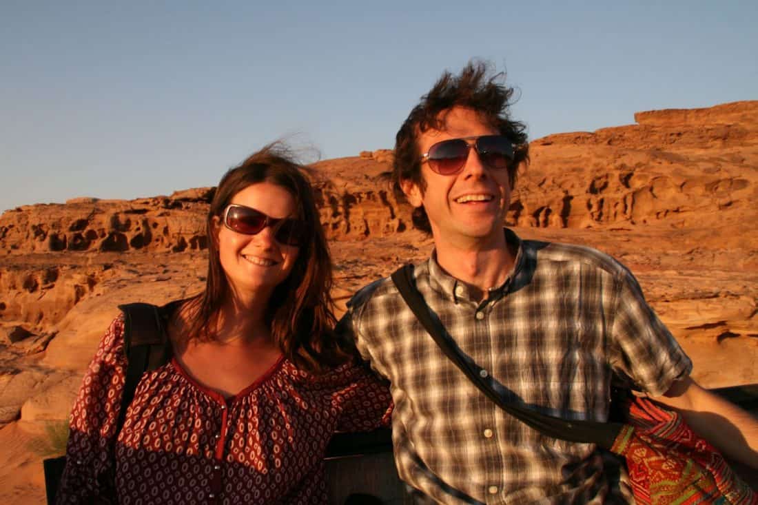 Us at Wadi Rum, Jordan