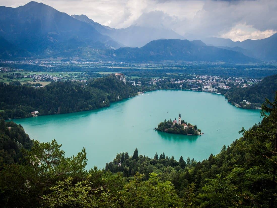 Velika Osojnica view, Lake Bled