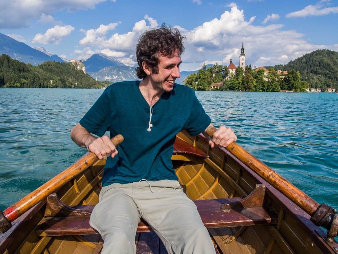 Rowboat, Lake Bled, Slovenia