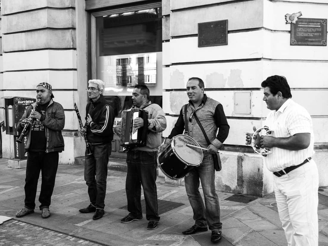 Street musicians, Ljubljana