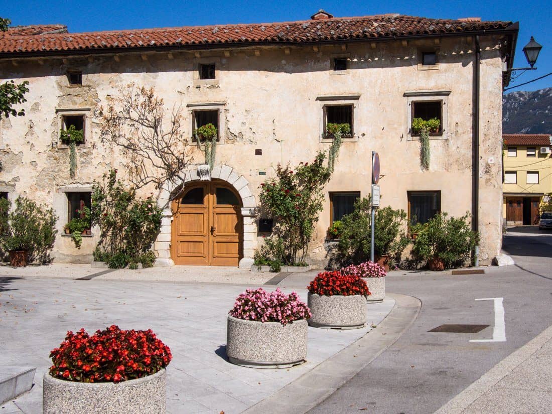 Vipava old main plaza, Slovenia