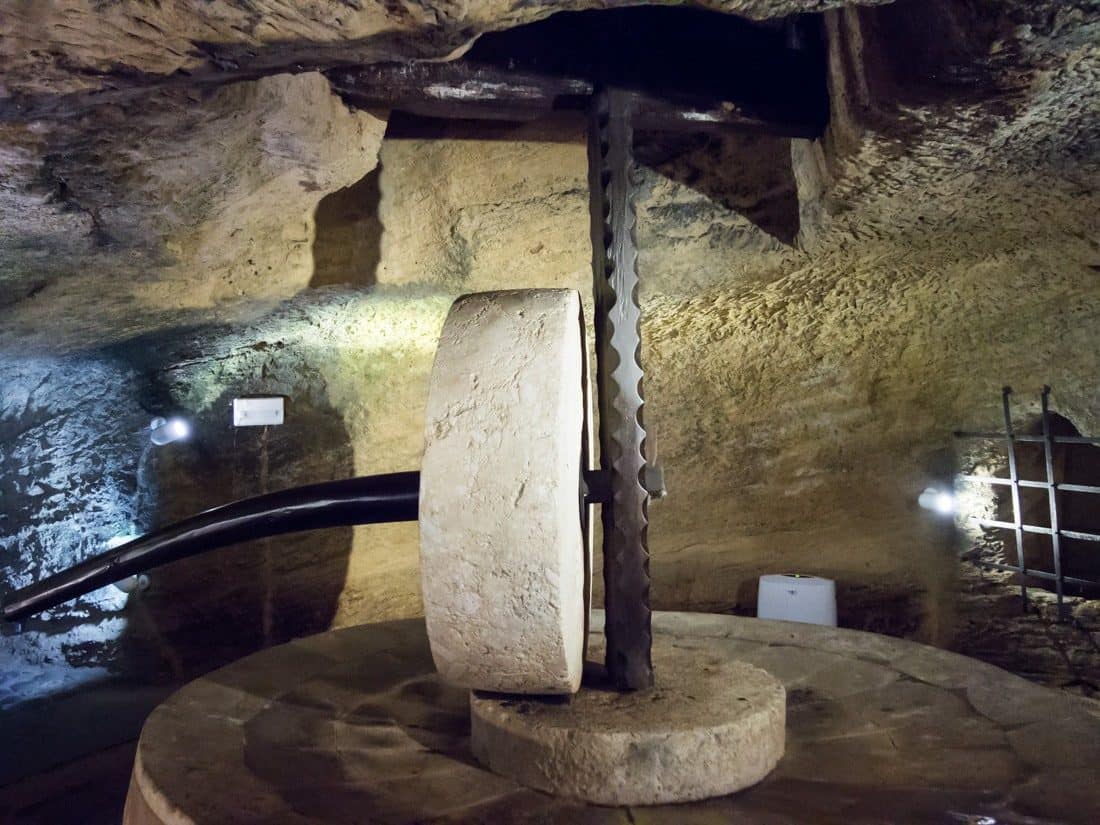 Underground olive mill, Gallipolli, Puglia