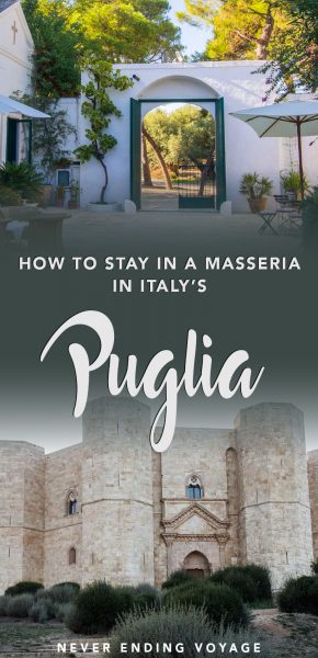 Here's what to expect while staying at a masseria (or Italian farmhouse) in Puglia.