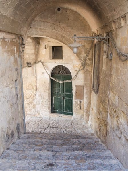 Streets of Matera's sassi