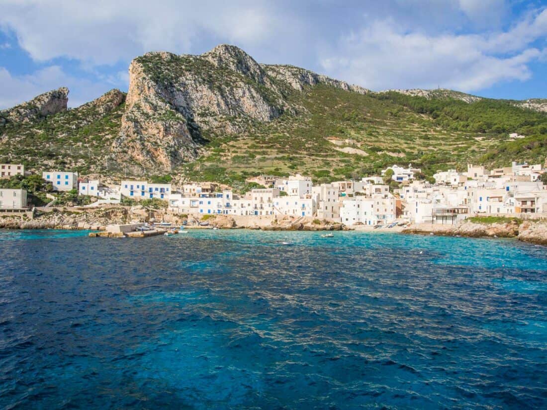 Levanzo, one of the Egadi Islands near Trapani is a Western Sicily highlight