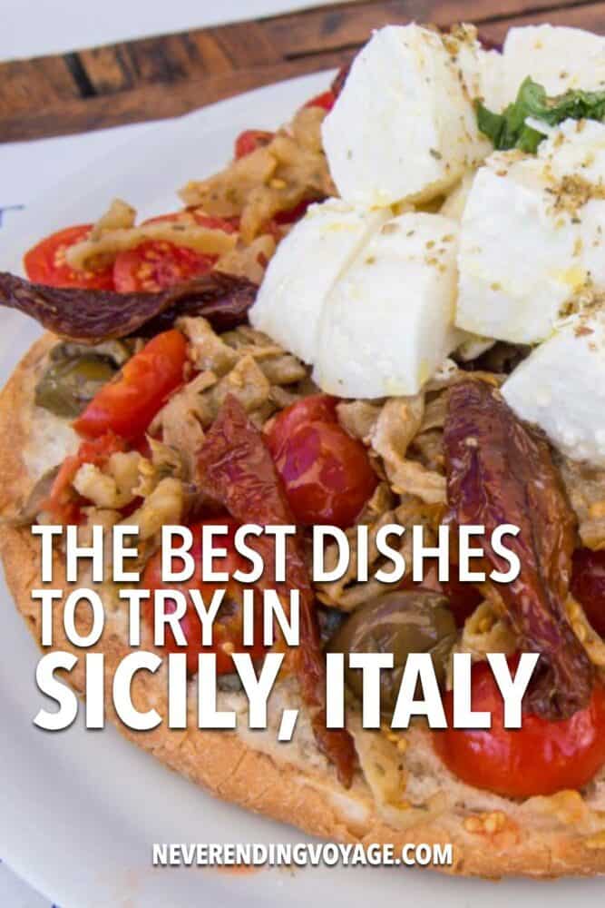 Sicily Food Guide Pinterest pin