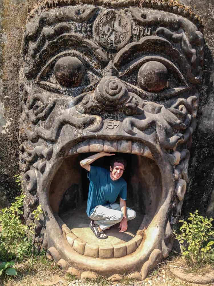 Pumpkin at Buddha Park, Vientiane, Laos