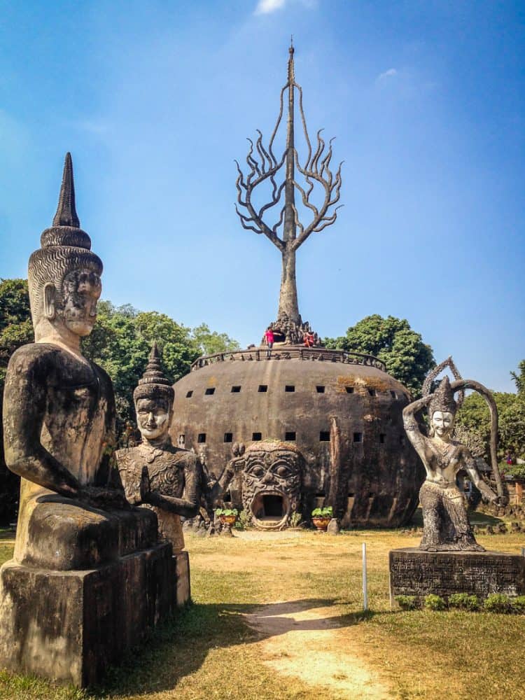 Pumpkin at Buddha Sculpture Park, Vientiane, Laos