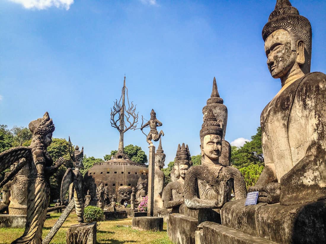 Buddha Park in Vientiane, Laos