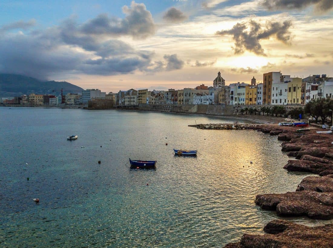 Running while travelling -Trapani, Sicily