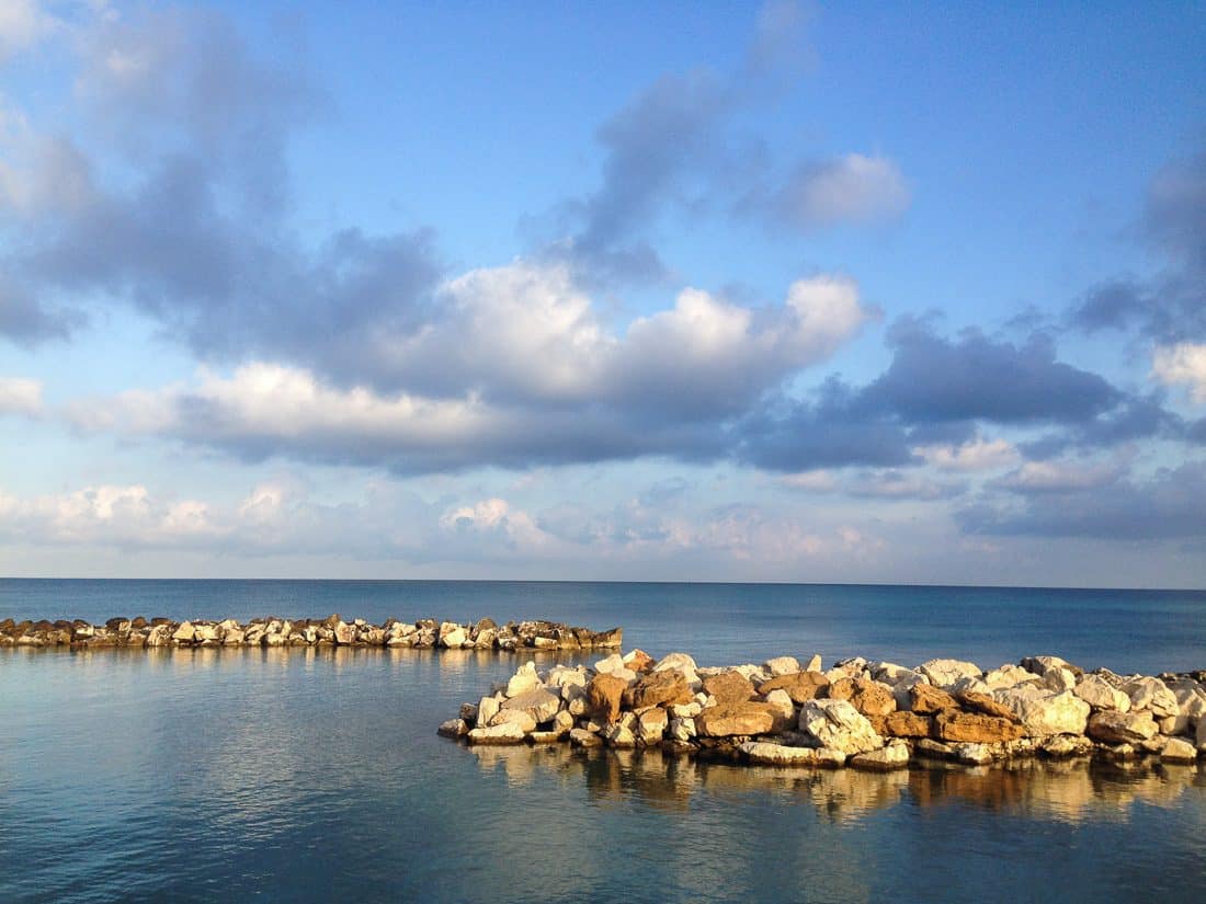 Running while travelling- Trapani, Sicily