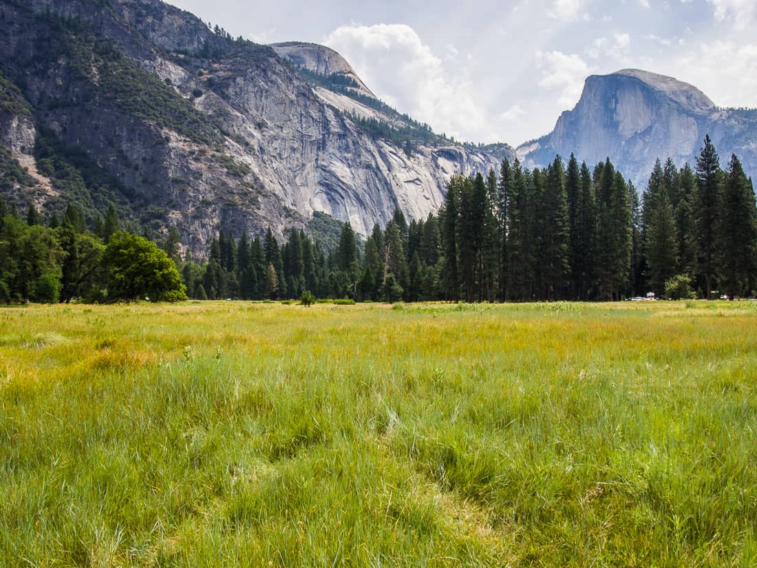 Cooks Meadow, Yosemite, one of the stops on our Yosemite summer itinerary