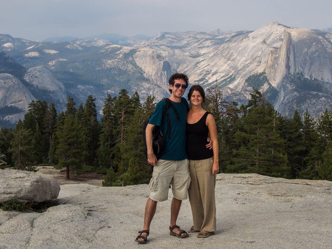 Erin and Simon at Sentinel Dome