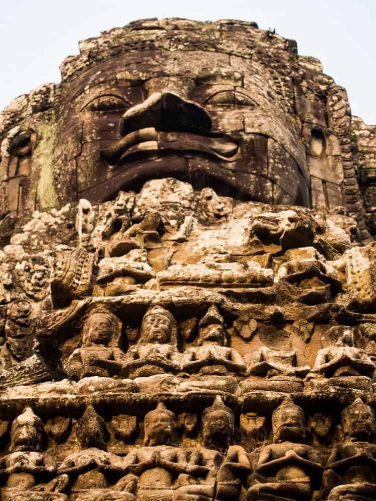 Bayon head, angkor