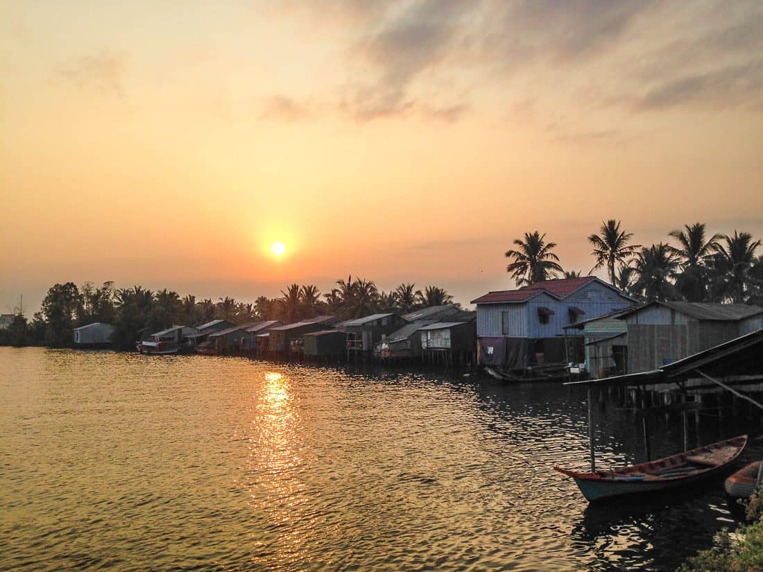 Fishing village, Kampot, Cambodia