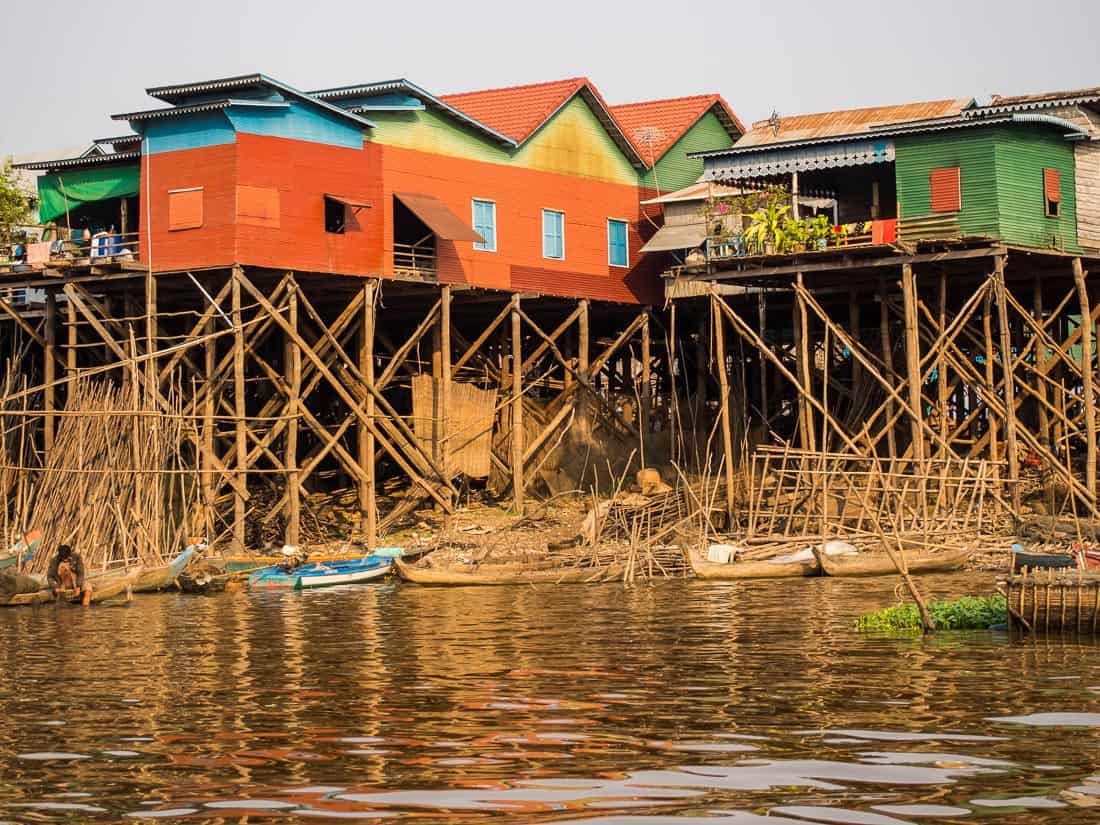 Kompong Khleang stilted village