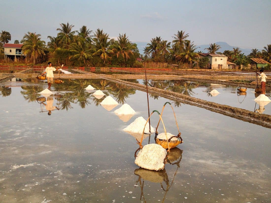 Salt Fields, Kampot, Cambodia