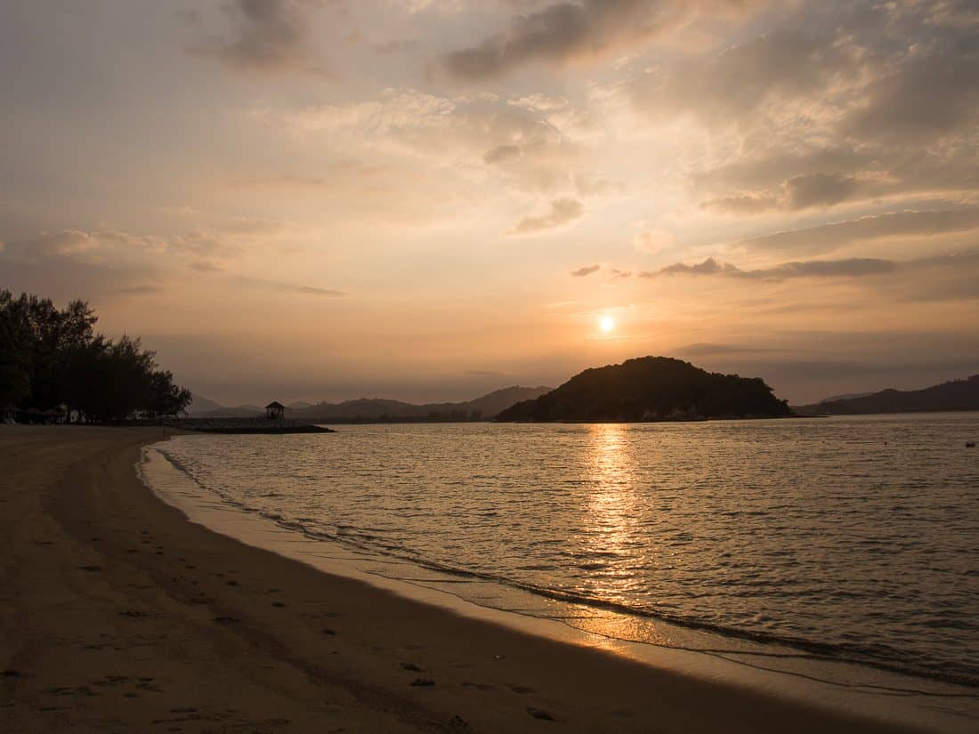 Sunrise on Rebak, Langkawi Sailing School